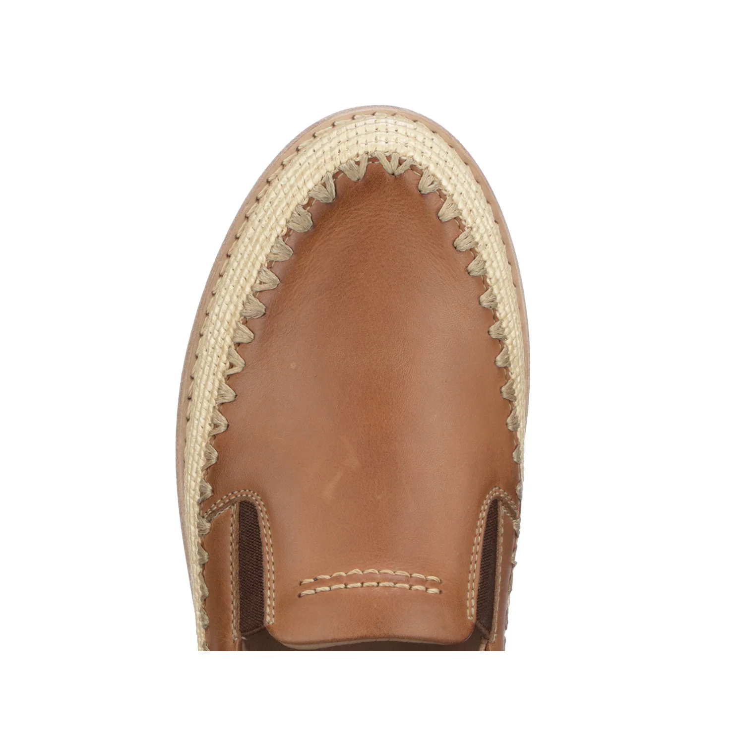 Raffia Slip On :: Brown