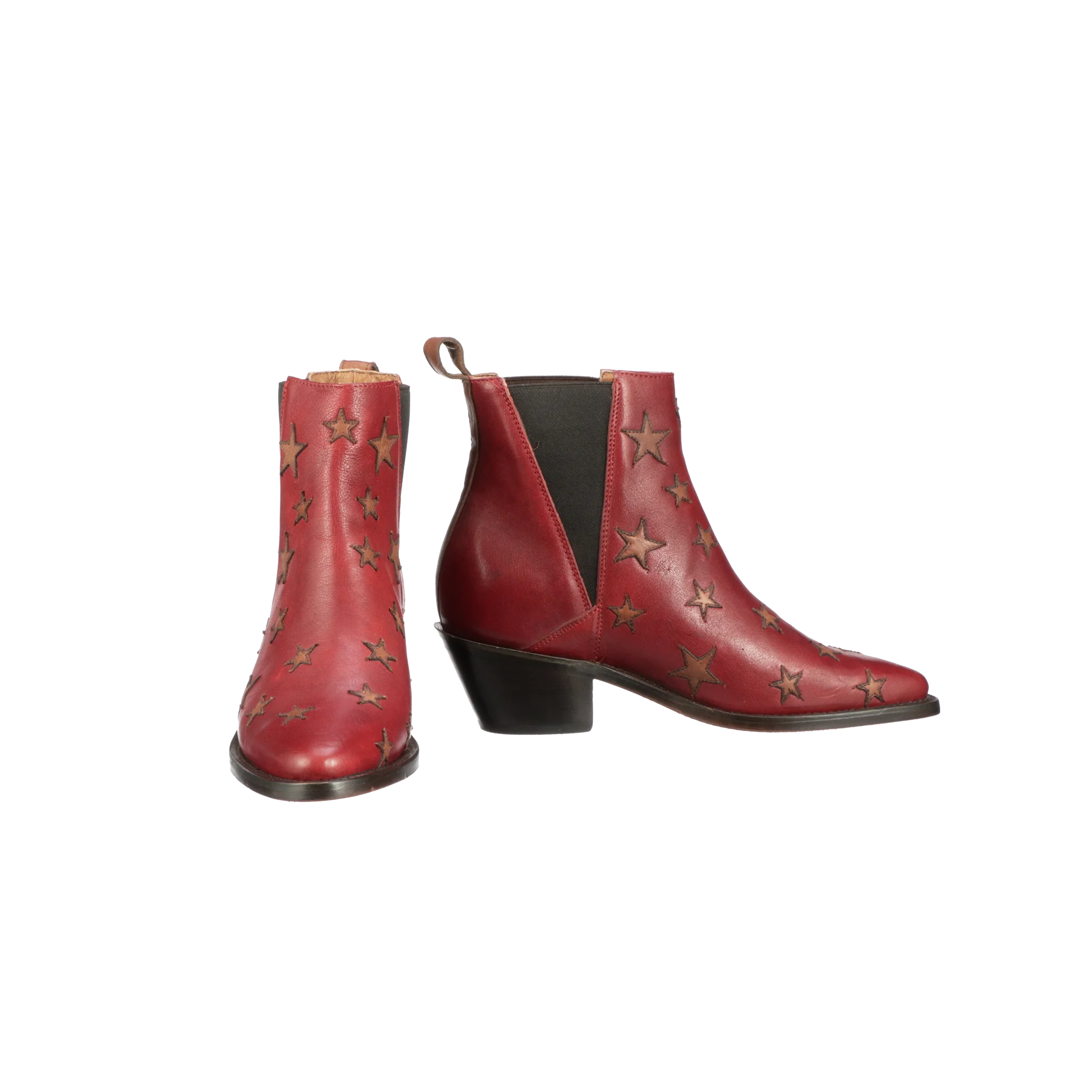 Estrella Chelsea :: Red + Tan