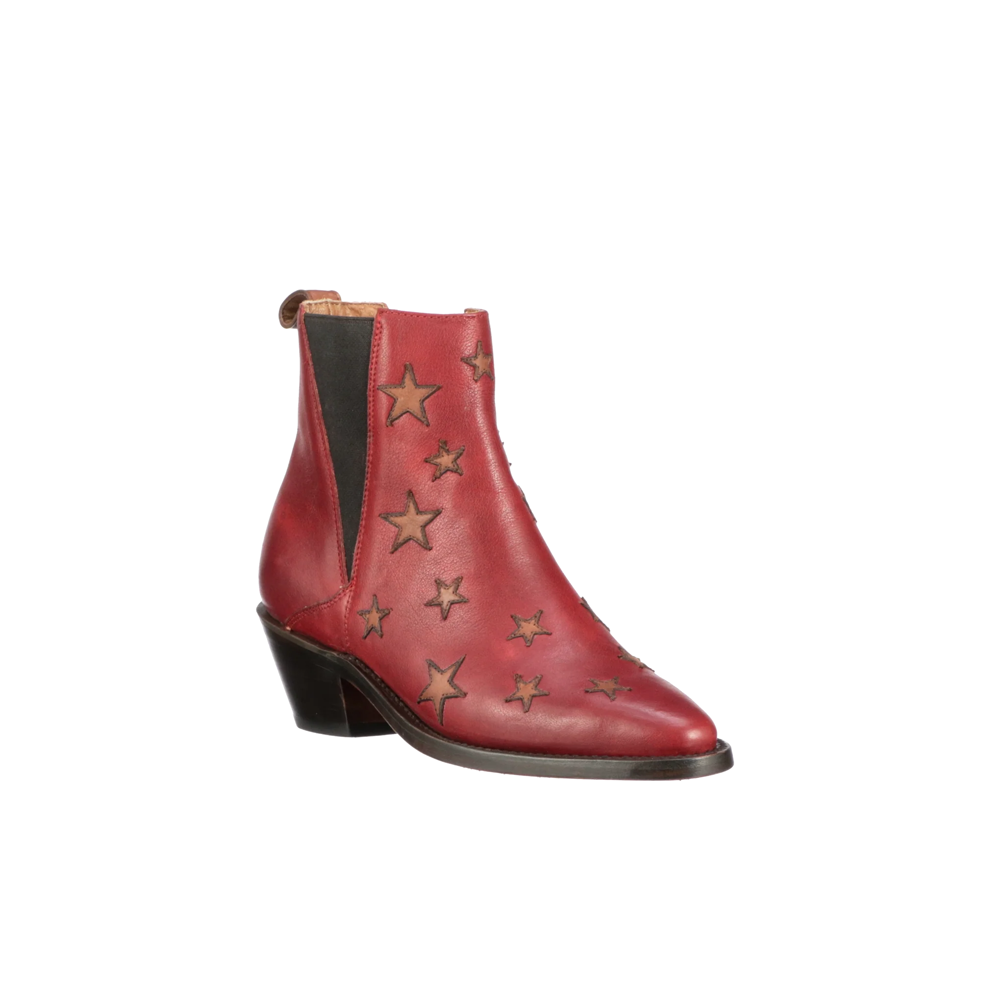 Estrella Chelsea :: Red + Tan