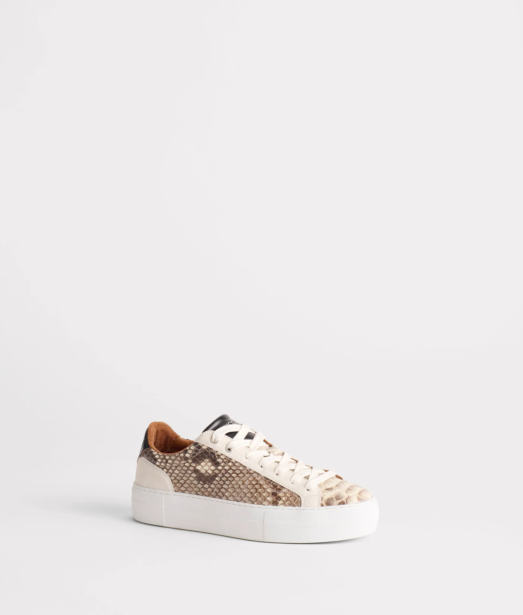 Mosaico Lace Up Sneaker :: White