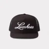 Lucchese Script Trucker Cap :: Black