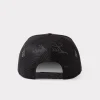 Lucchese Script Trucker Cap :: Black