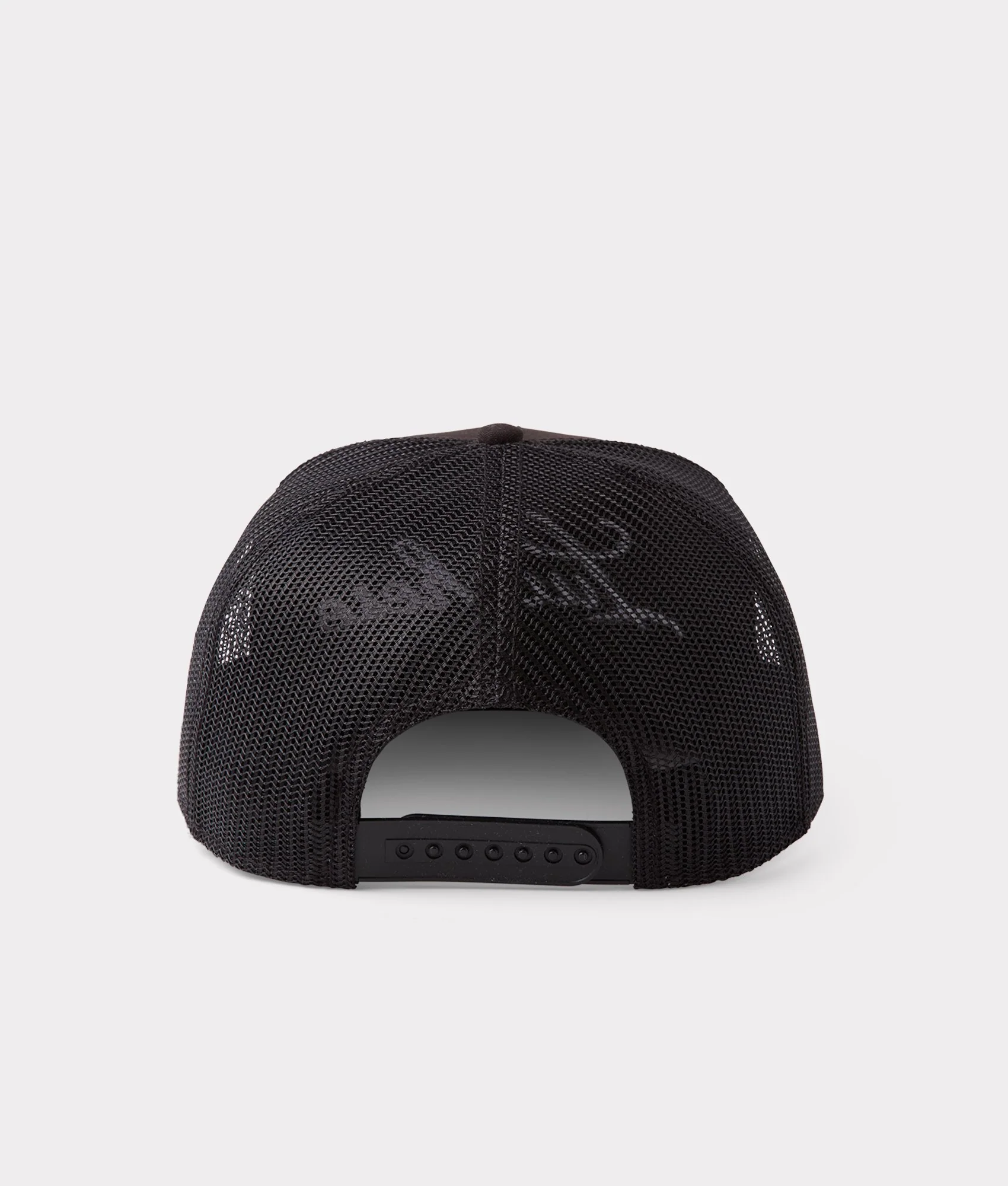 Lucchese Script Trucker Cap :: Black