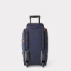 Everyday Waxed Canvas Rolling Duffle :: Navy