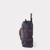 Everyday Waxed Canvas Rolling Duffle :: Navy