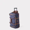 Everyday Waxed Canvas Rolling Duffle :: Navy