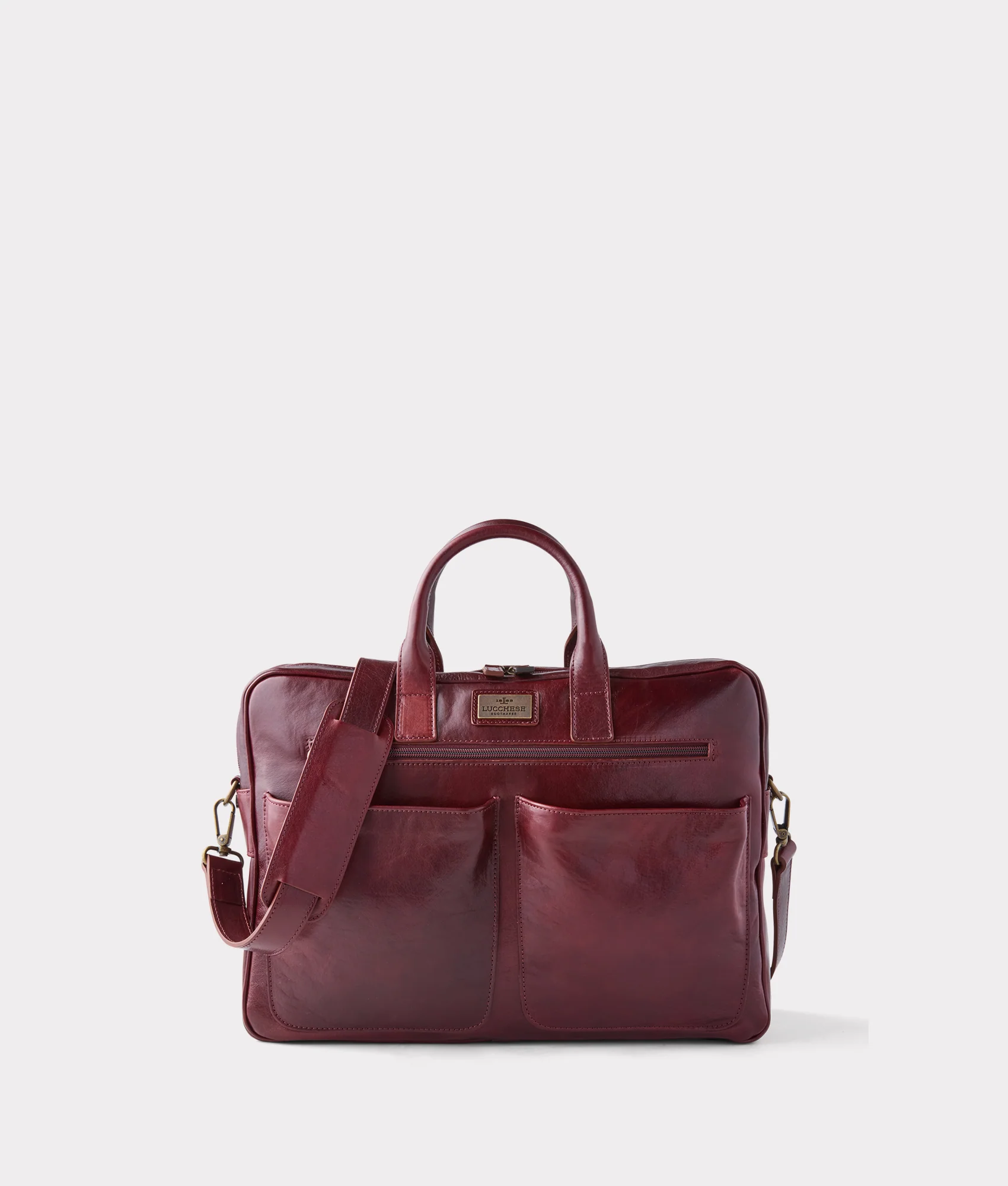10907-cosimo-briefcase-burgundy-1.webp Cosimo Briefcase :: Burgundy