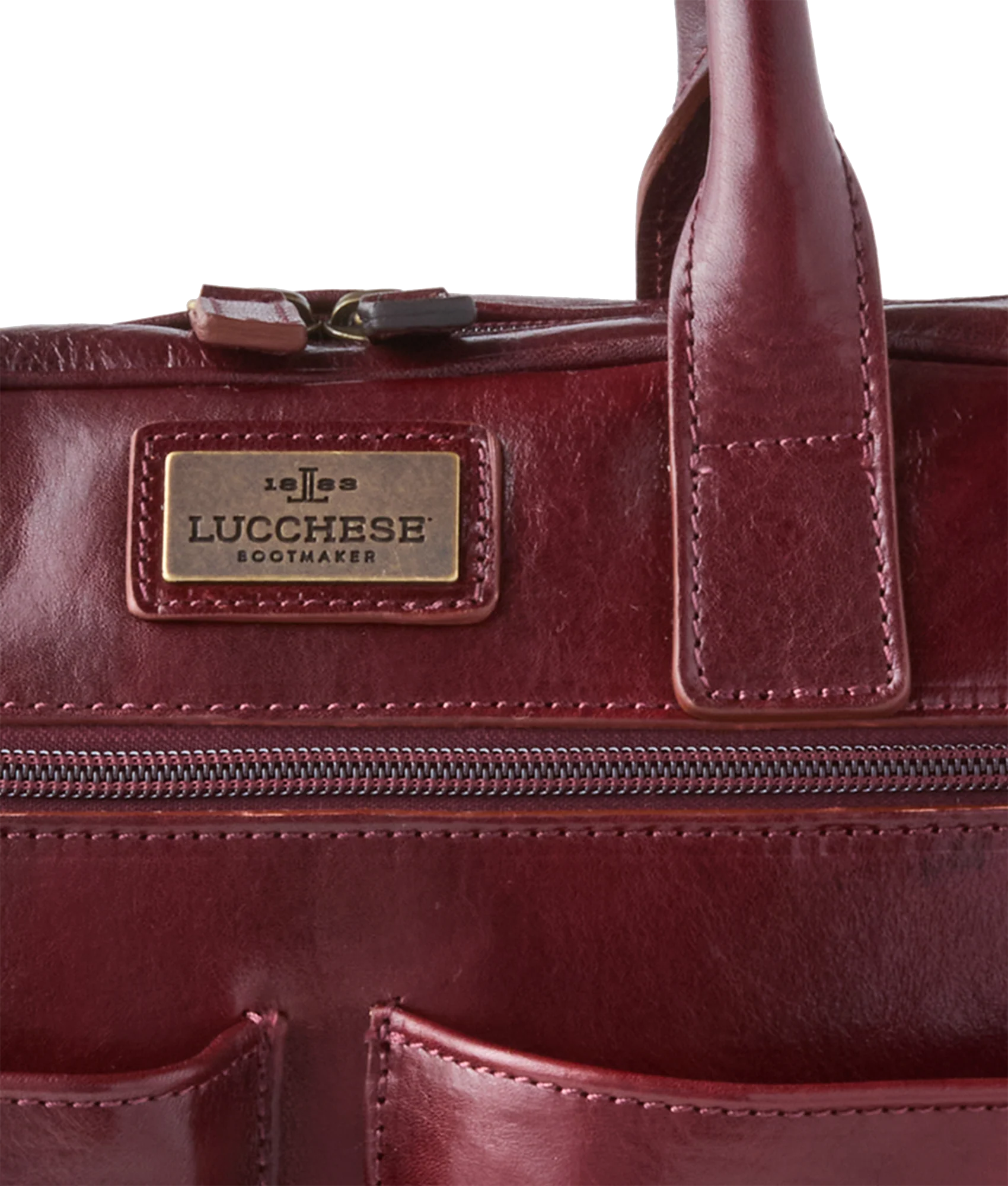 Cosimo Briefcase :: Burgundy