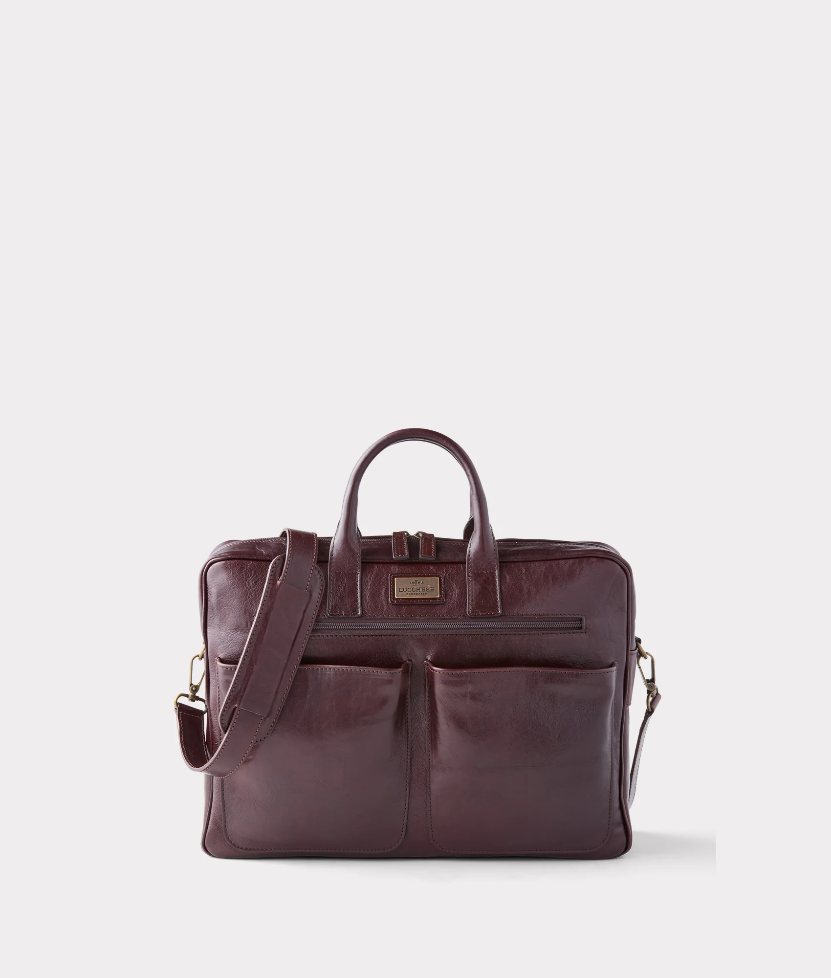 10908-cosimo-briefcase-chocolate-1.webp Cosimo Briefcase :: Chocolate