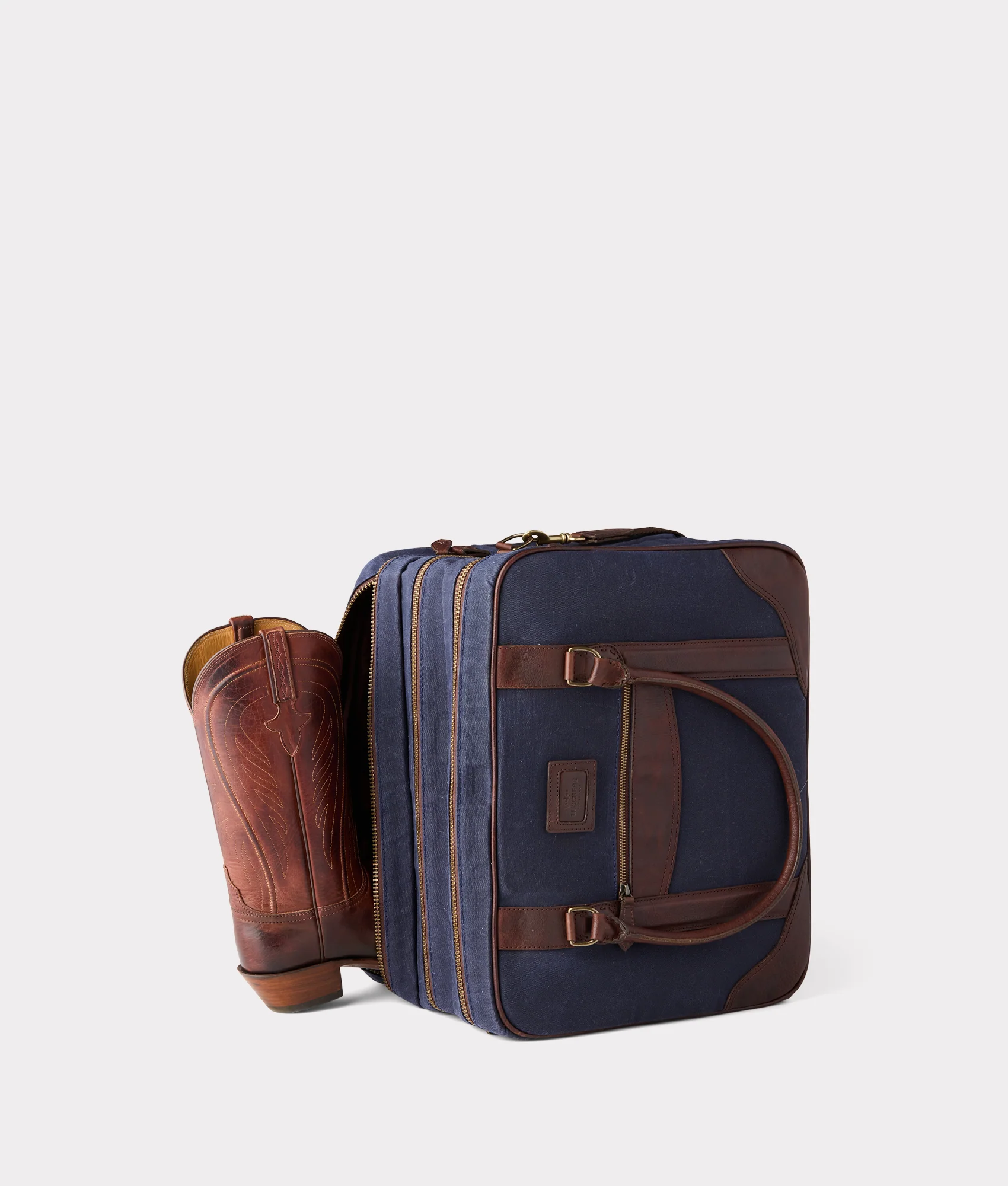 Everyday Waxed Canvas Cowboy Bag :: Navy