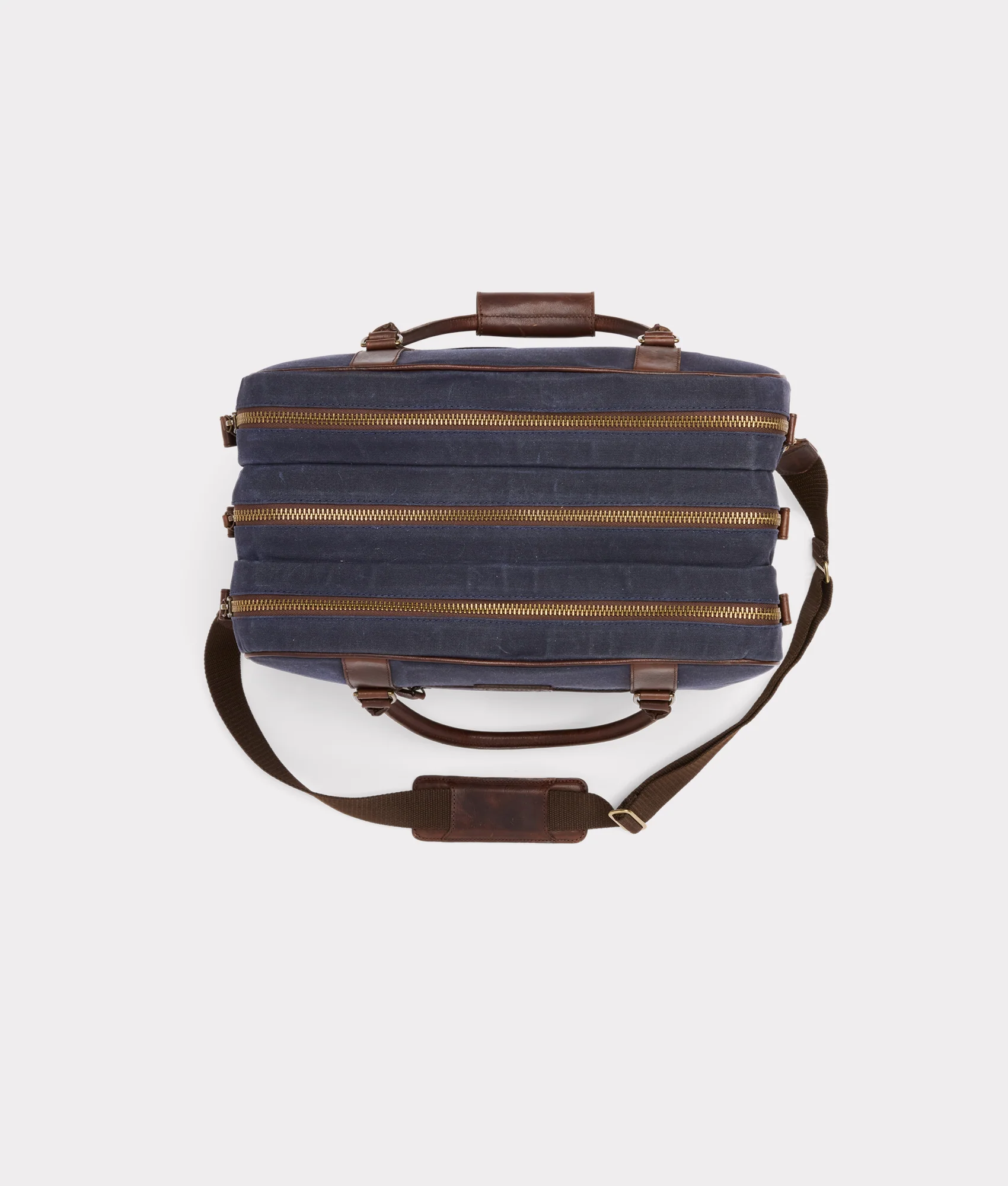 Everyday Waxed Canvas Cowboy Bag :: Navy