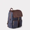 Everyday Waxed Canvas Backpack :: Navy