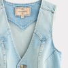 Riley Denim Vest :: Desert Sky Blue