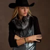 Duchess Of The Range Fur Vest :: Metallic Gradient