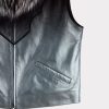 Duchess Of The Range Fur Vest :: Metallic Gradient