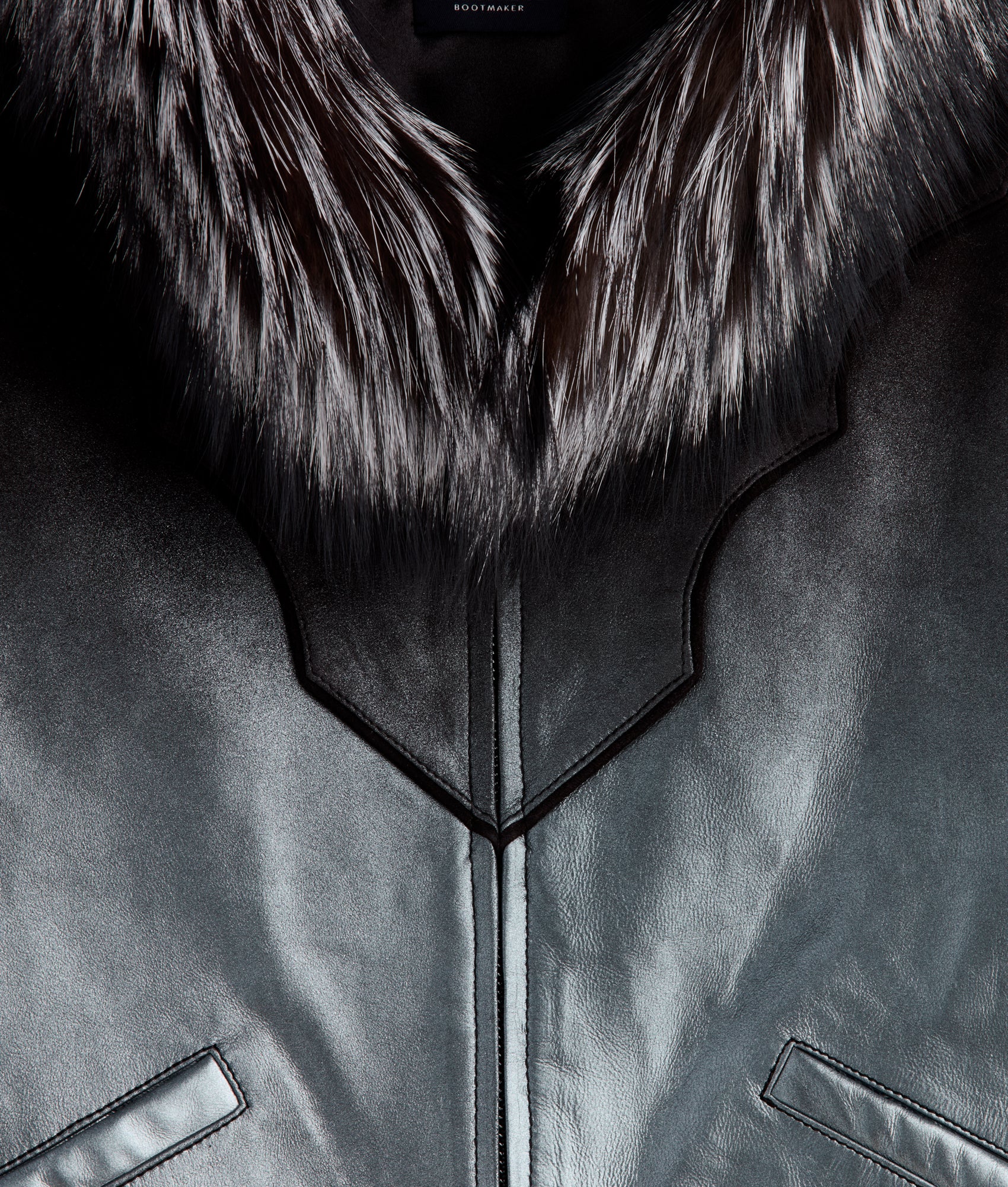 Duchess Of The Range Fur Vest :: Metallic Gradient