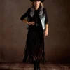 Duchess Of The Range Fur Vest :: Metallic Gradient