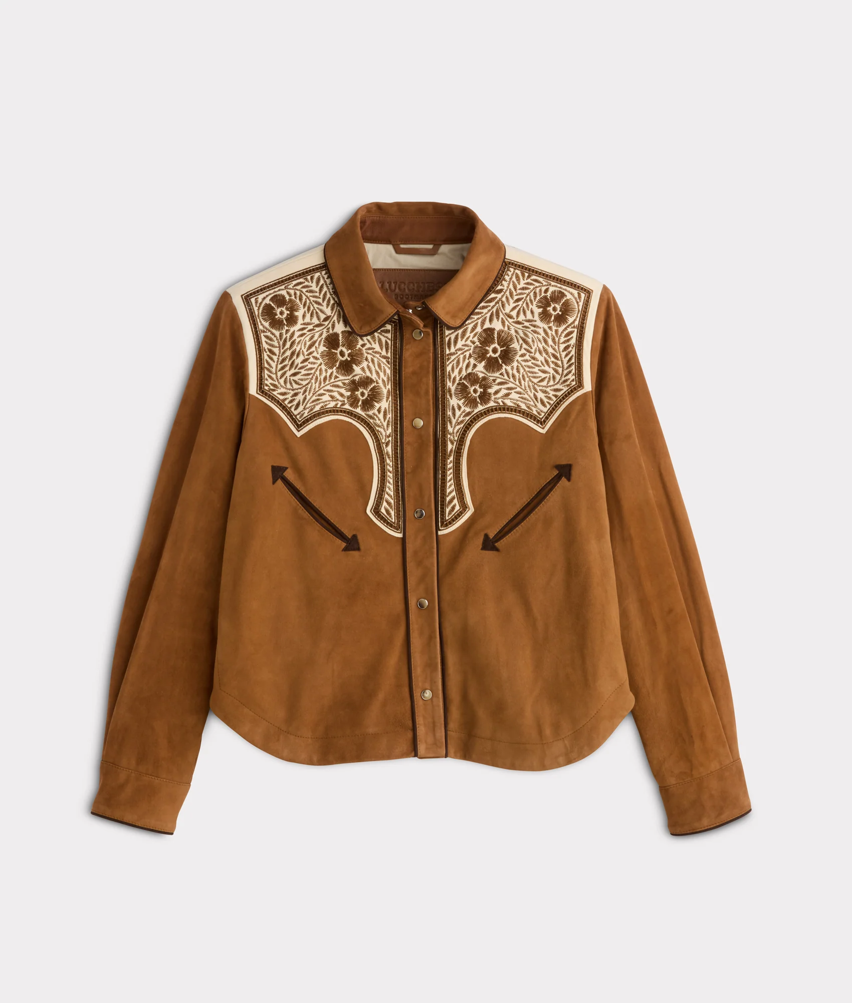 Grace Suede Shacket :: Camel