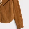 Grace Suede Shacket :: Camel