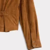 Grace Suede Shacket :: Camel