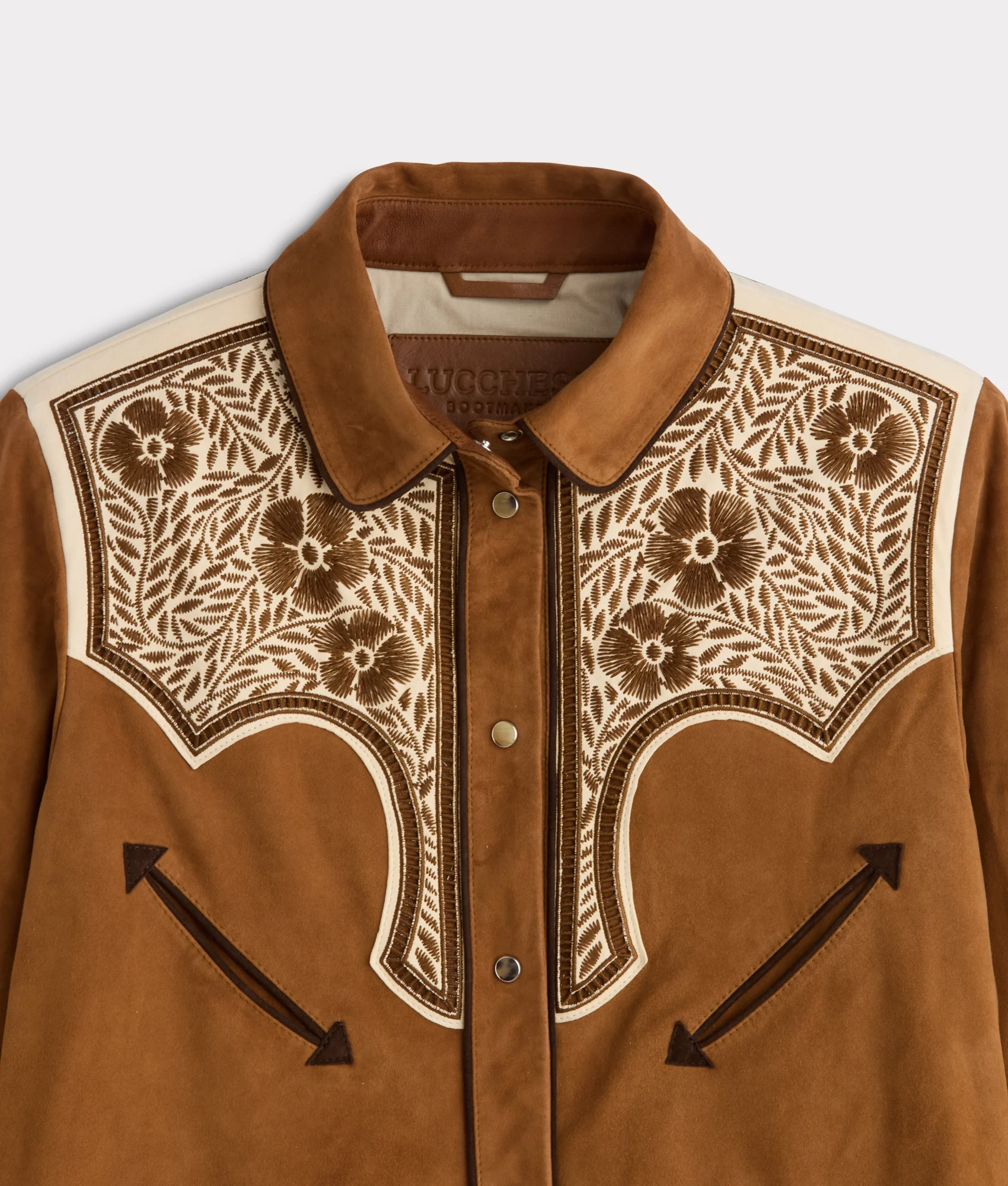 Grace Suede Shacket :: Camel