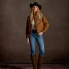Grace Suede Shacket :: Camel
