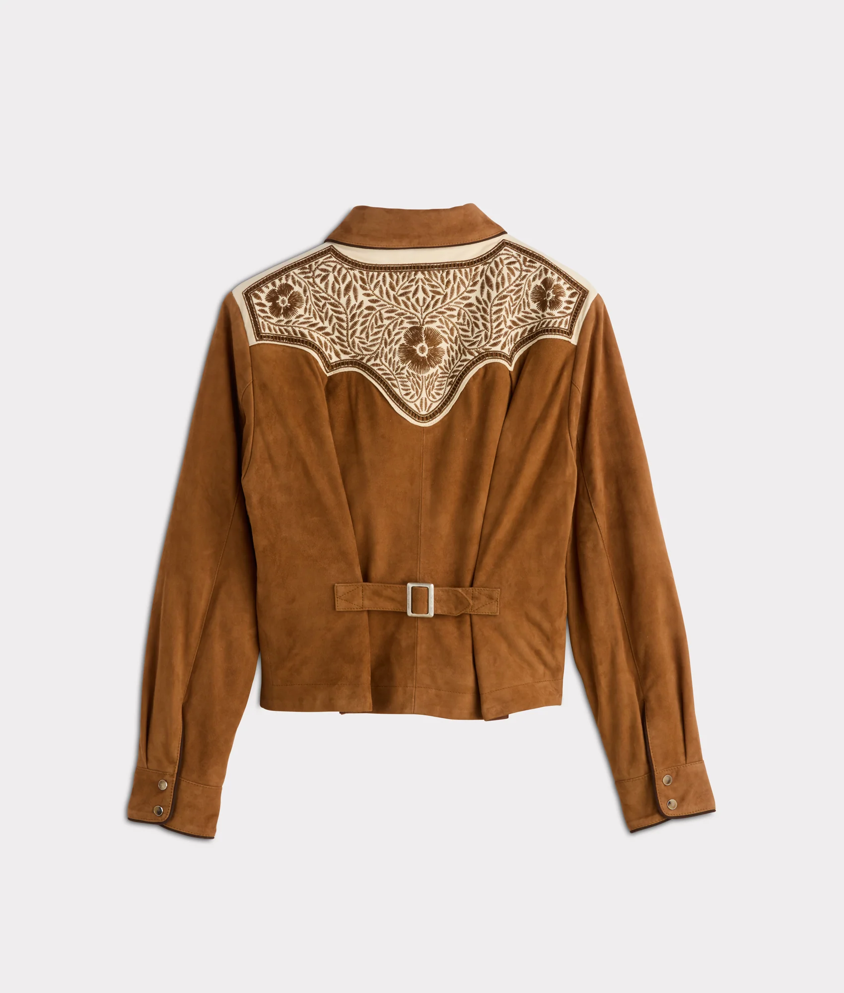 Grace Suede Shacket :: Camel