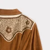 Grace Suede Shacket :: Camel