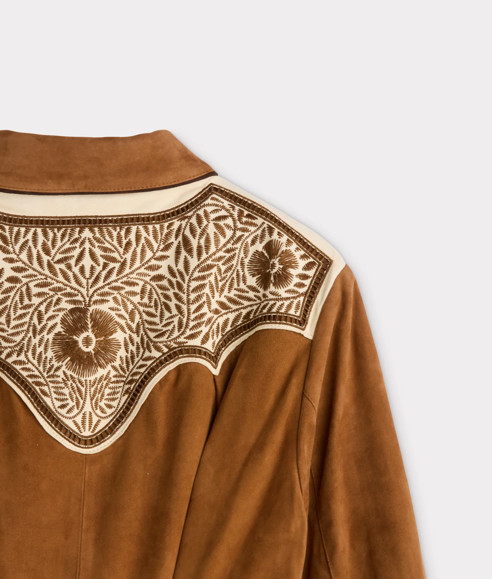 Grace Suede Shacket :: Camel