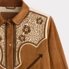 Grace Suede Shacket :: Camel