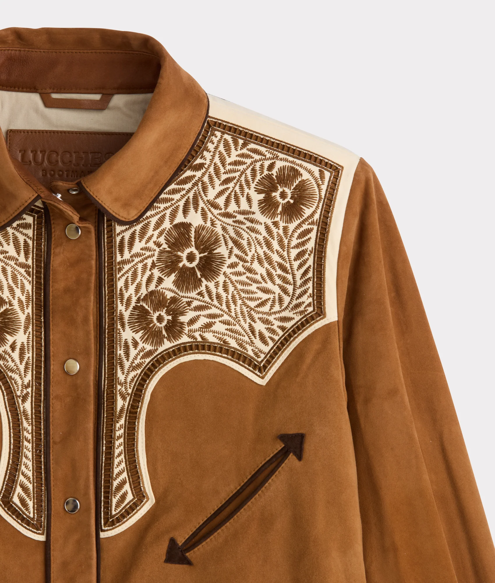 Grace Suede Shacket :: Camel