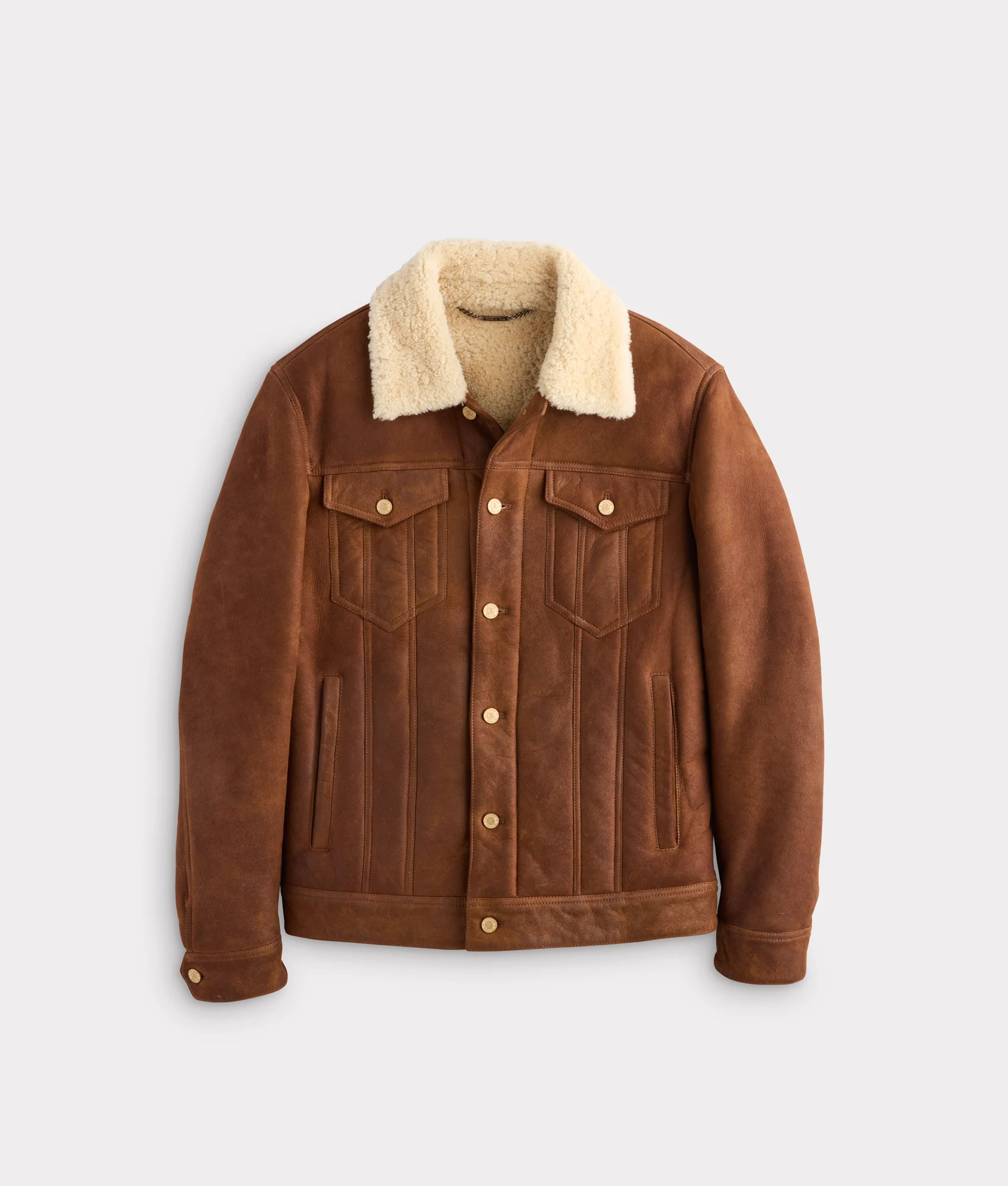 11019-kyle-shearling-trucker-jacket-cognac-1.webp Kyle Shearling Trucker Jacket :: Cognac