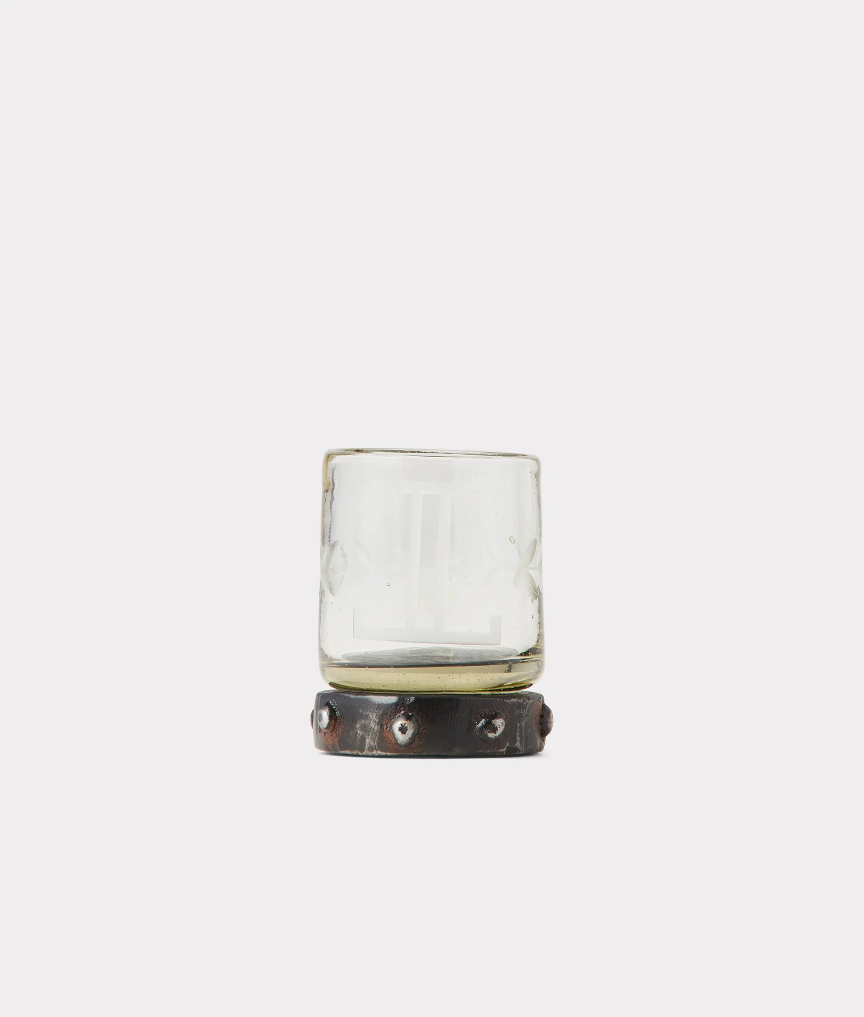Mirrored L Shot Glass :: Glass/Iron