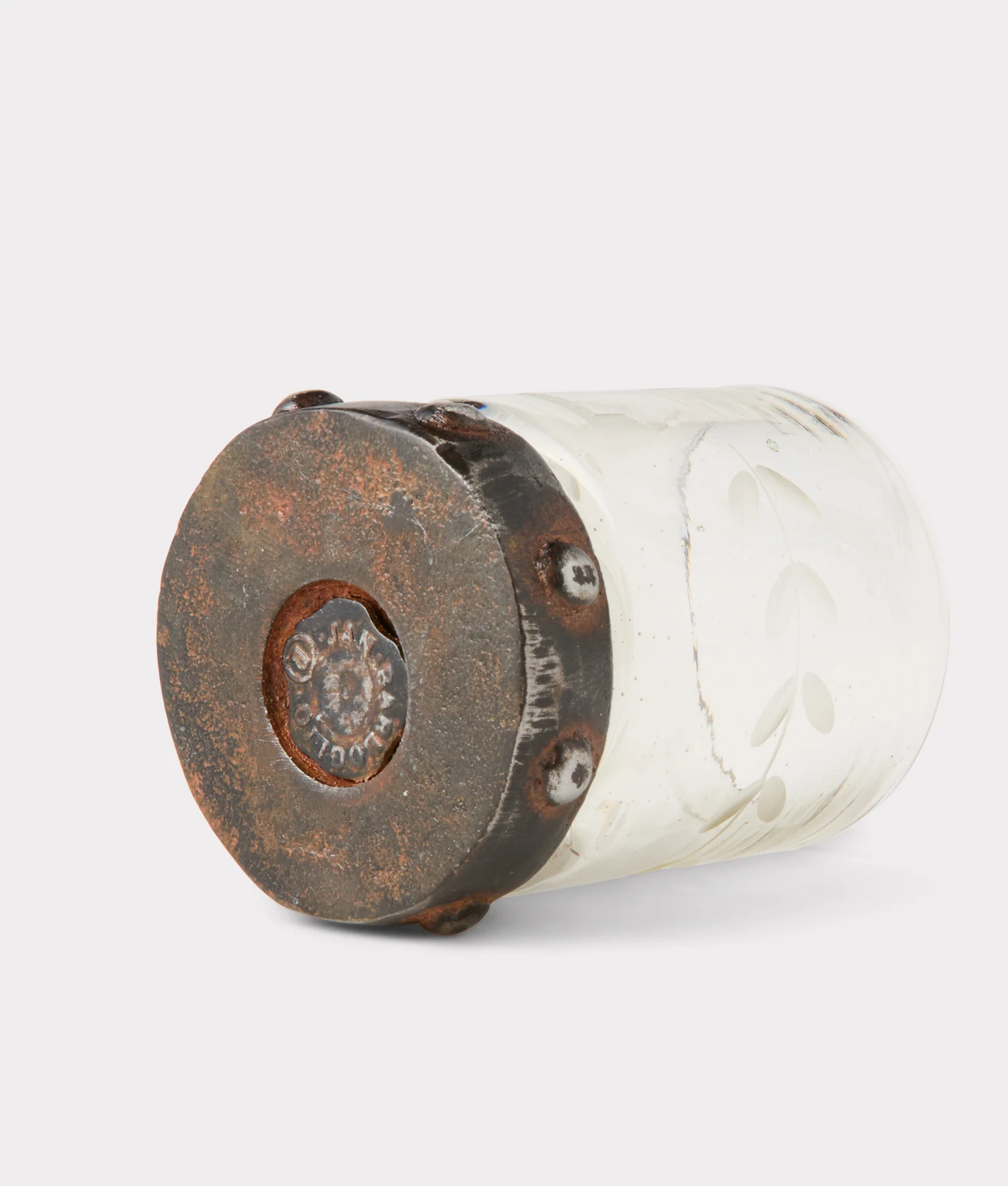 Mirrored L Shot Glass :: Glass/Iron