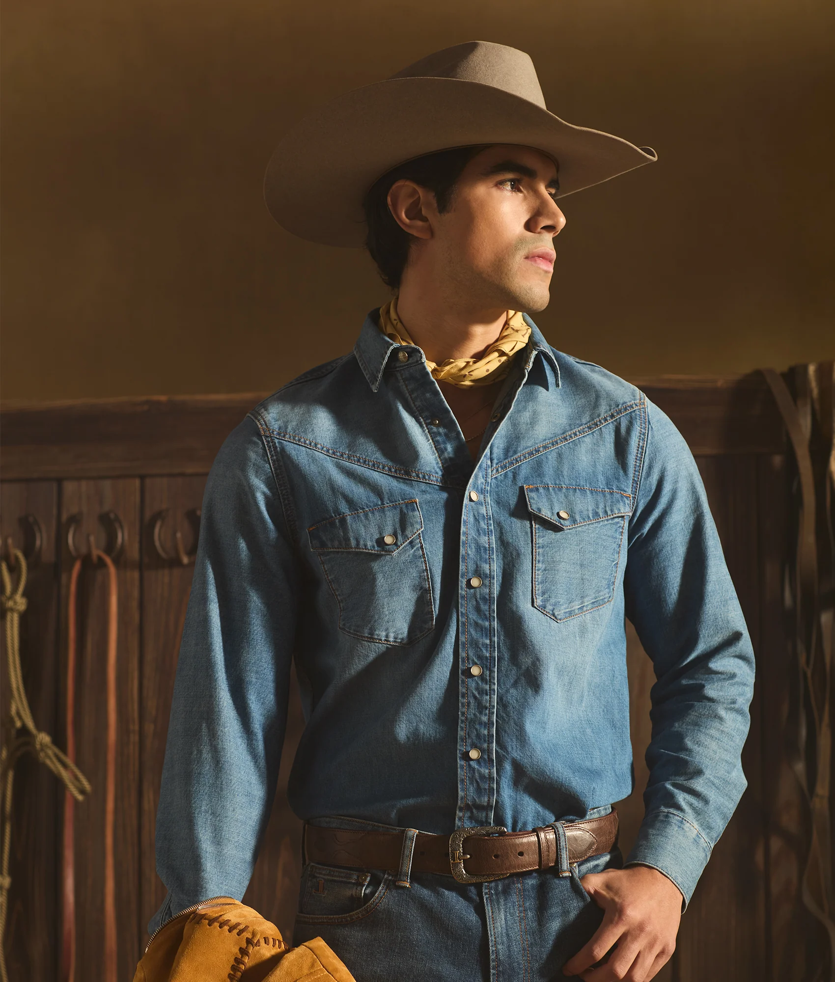 Jordy Denim Shirt :: Small Town Blue