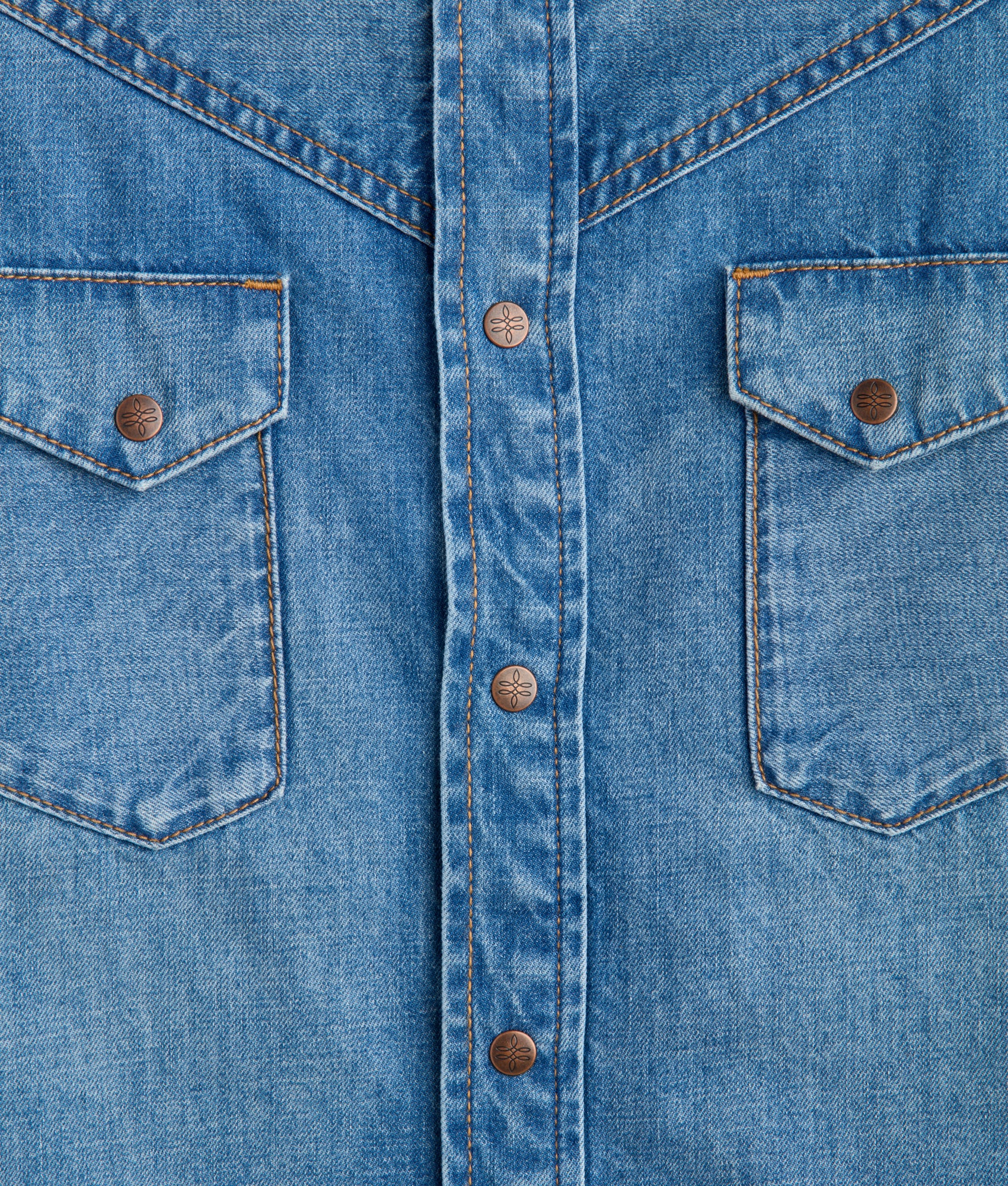 Jordy Denim Shirt :: Small Town Blue