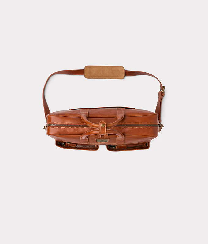 Cosimo Briefcase :: Cognac