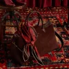 Roots Silk Scarf :: Burgundy