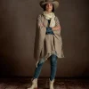 Mirrored L Silk Wool Scarf :: Cream
