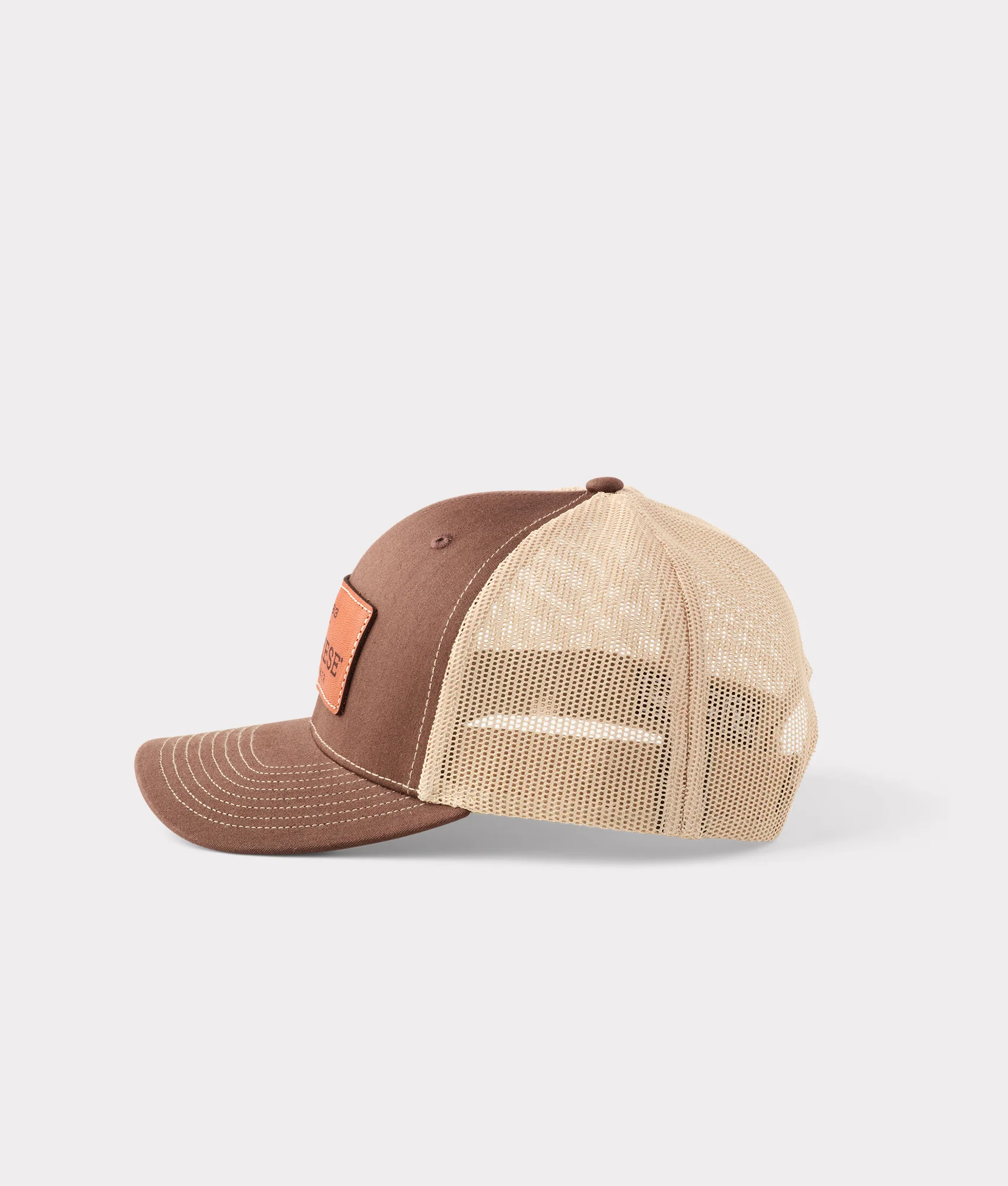 11102-leather-patch-cap-brown-khaki-4.webp Leather Patch Cap :: Brown + Khaki