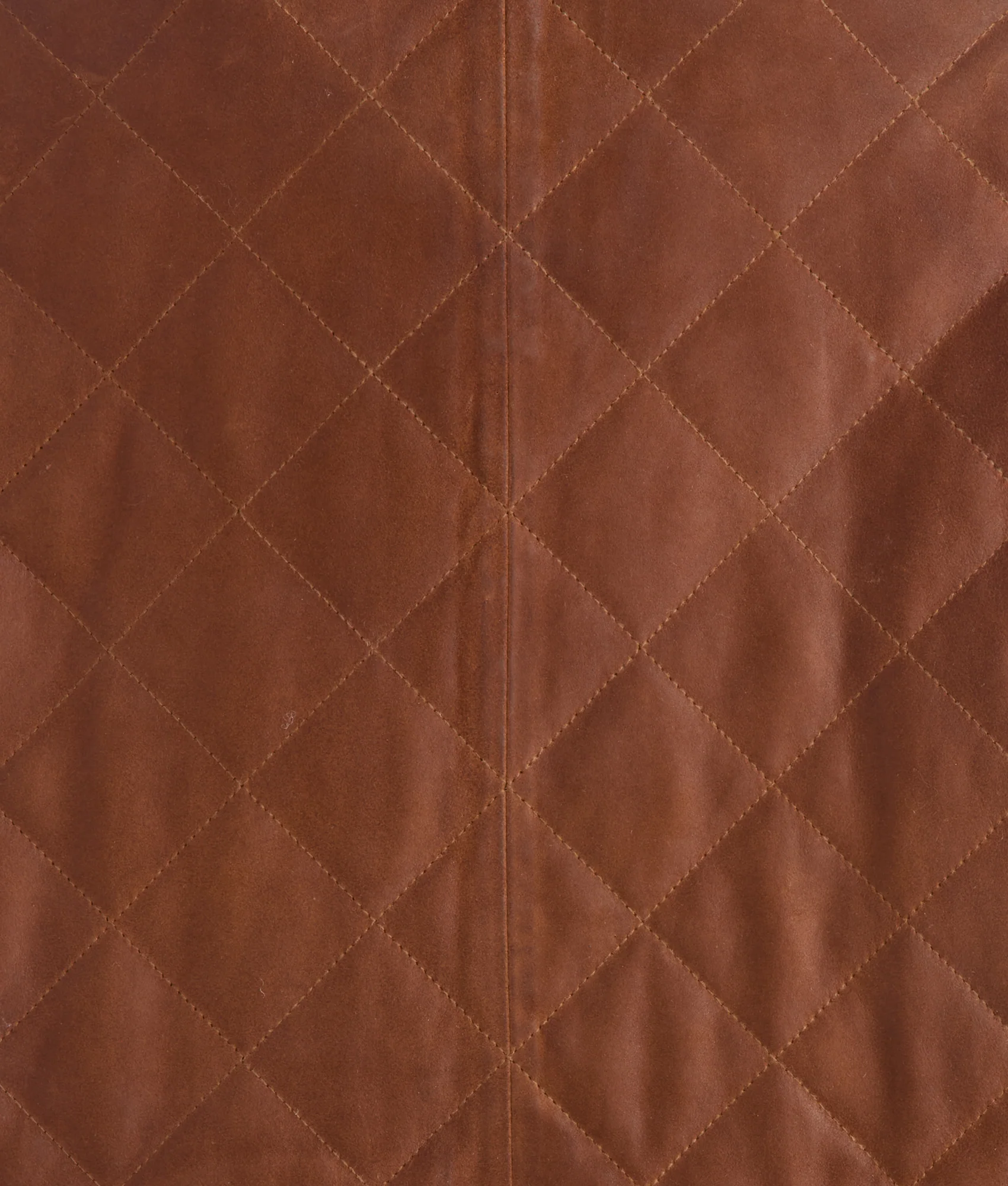 Vail Quilted Leather Vest :: Bourbon