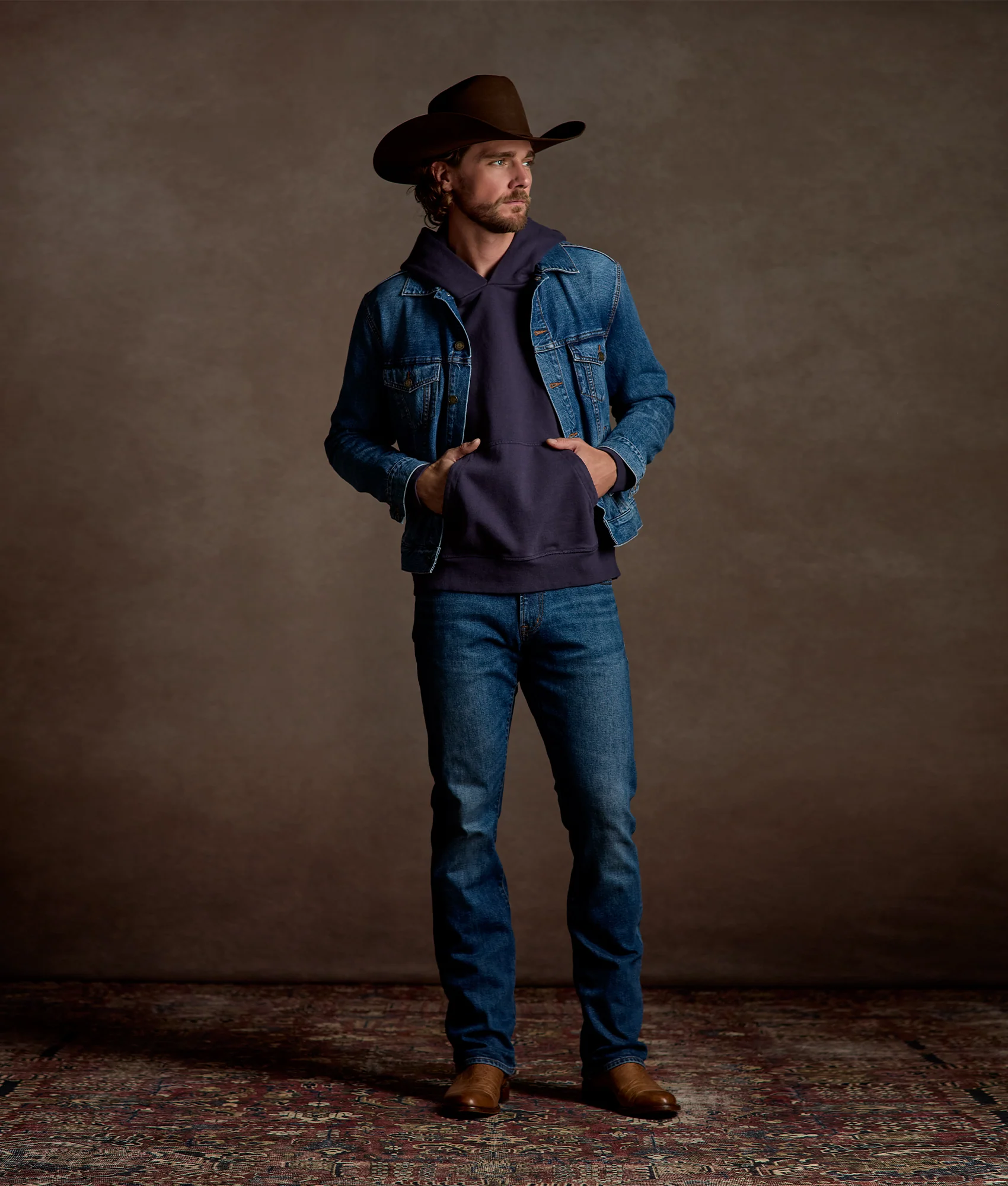 Lucchese Hoodie :: Midnight