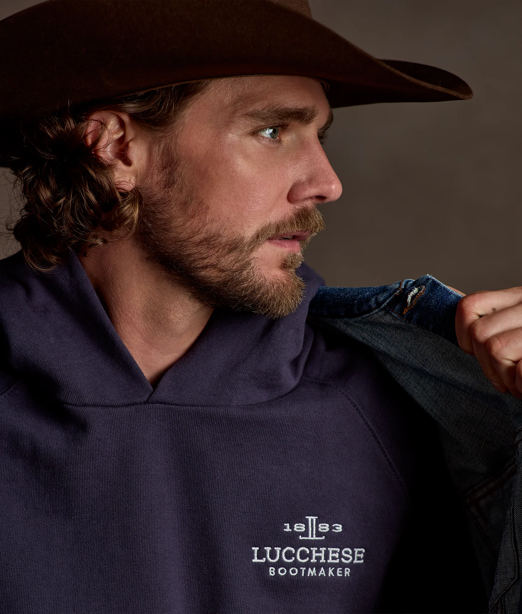 Lucchese Hoodie :: Midnight