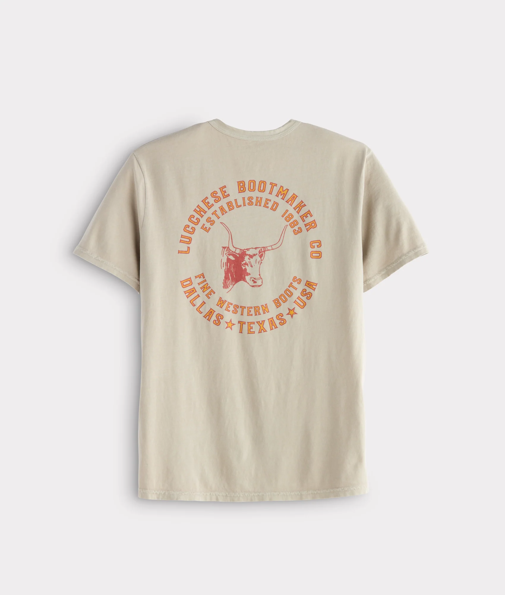 Longhorn Stamp Tee :: Sand
