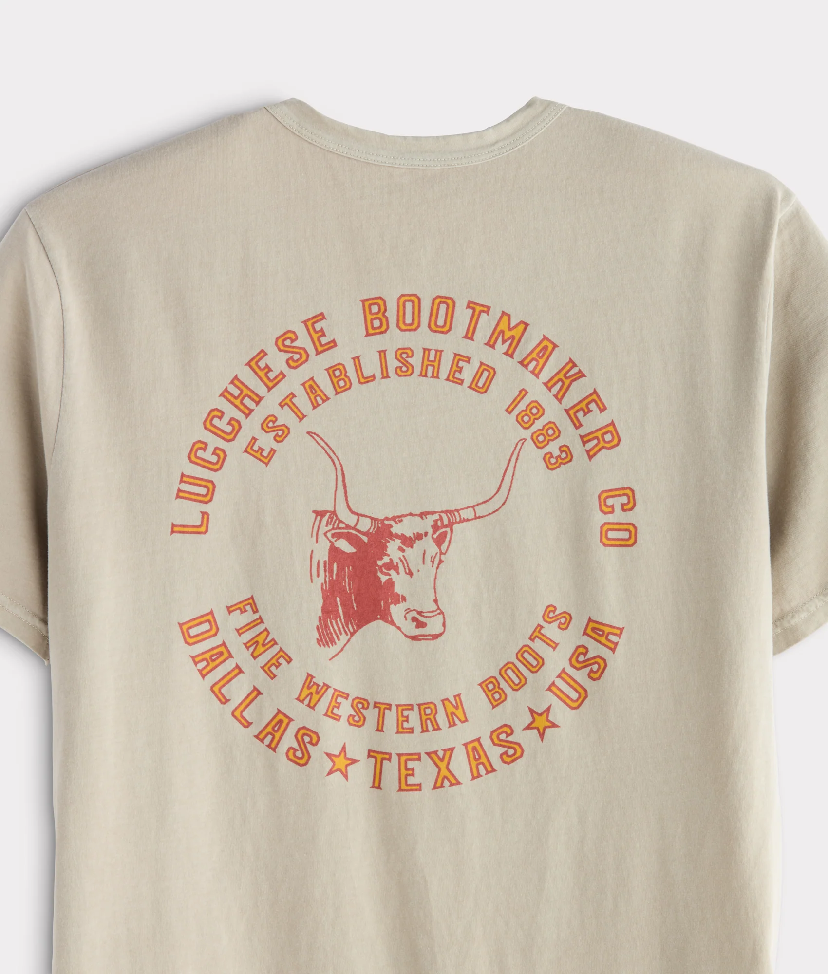 Longhorn Stamp Tee :: Sand