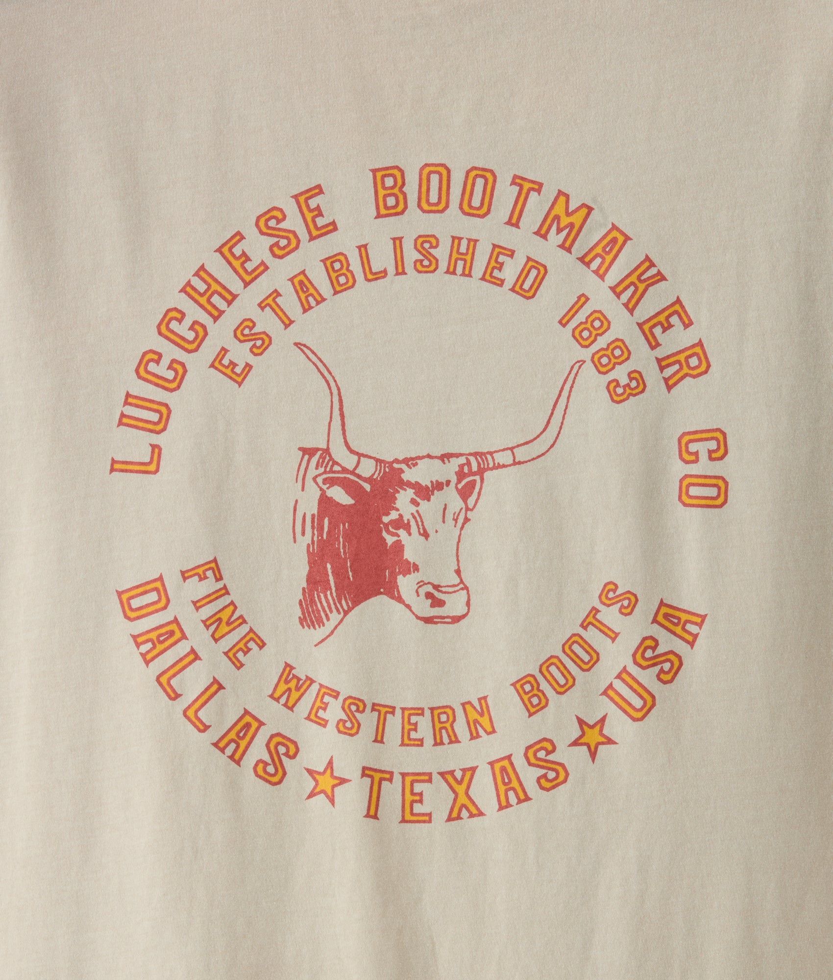 Longhorn Stamp Tee :: Sand