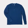 11156-dylan-waffle-henley-heathered-indigo-1.webp Dylan Waffle Henley :: Heathered Indigo