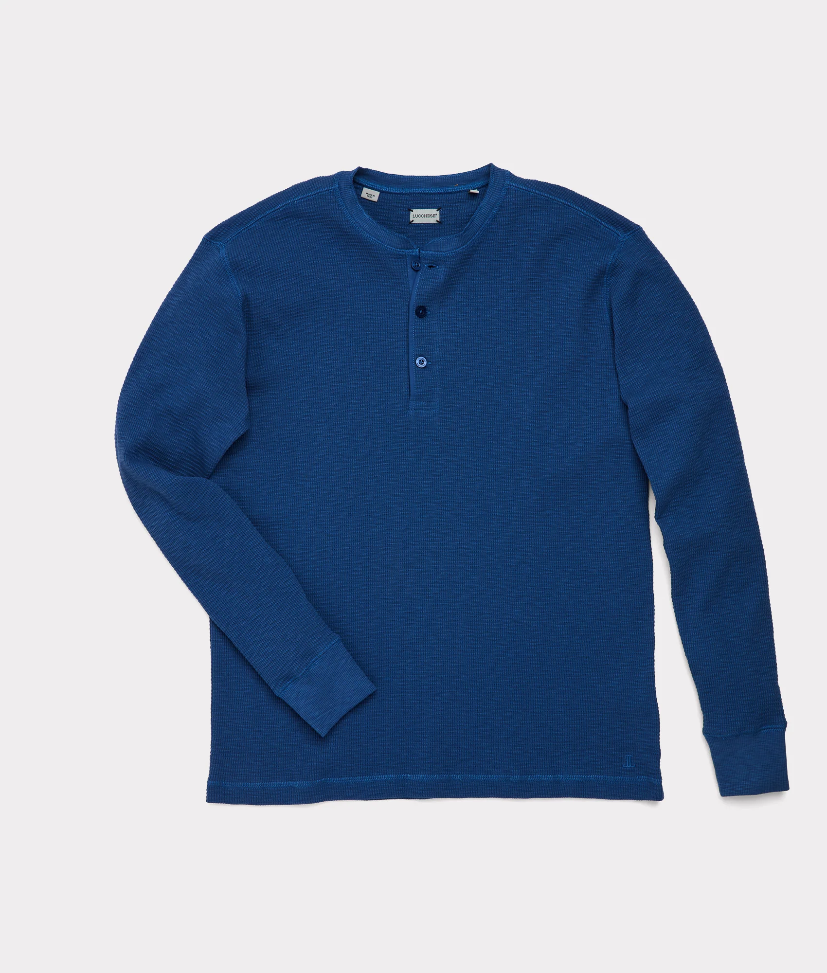 11156-dylan-waffle-henley-heathered-indigo-1.webp Dylan Waffle Henley :: Heathered Indigo