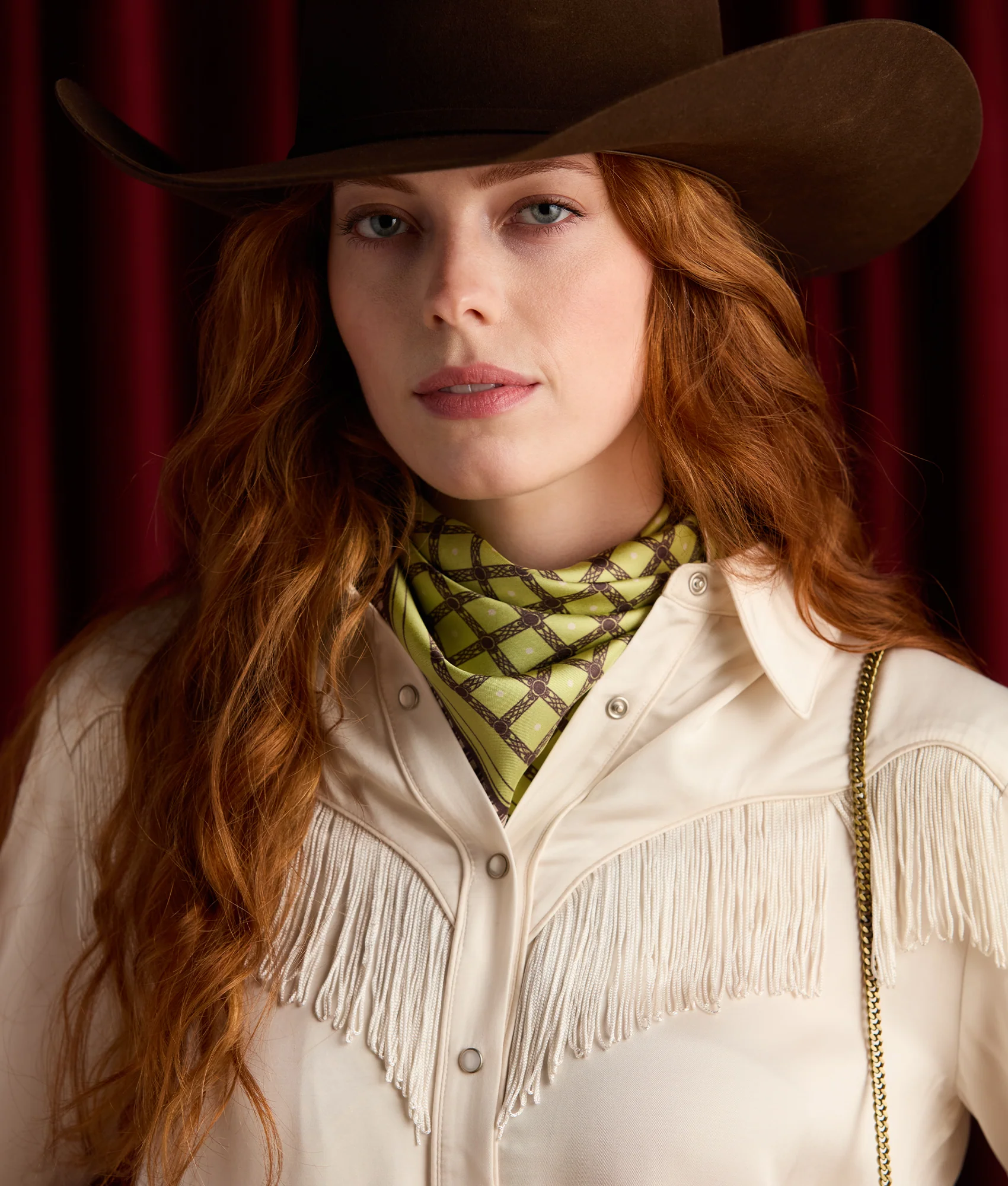 Mary Jane Fringe Blouse :: Oatmeal