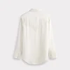 Mary Jane Fringe Blouse :: Oatmeal